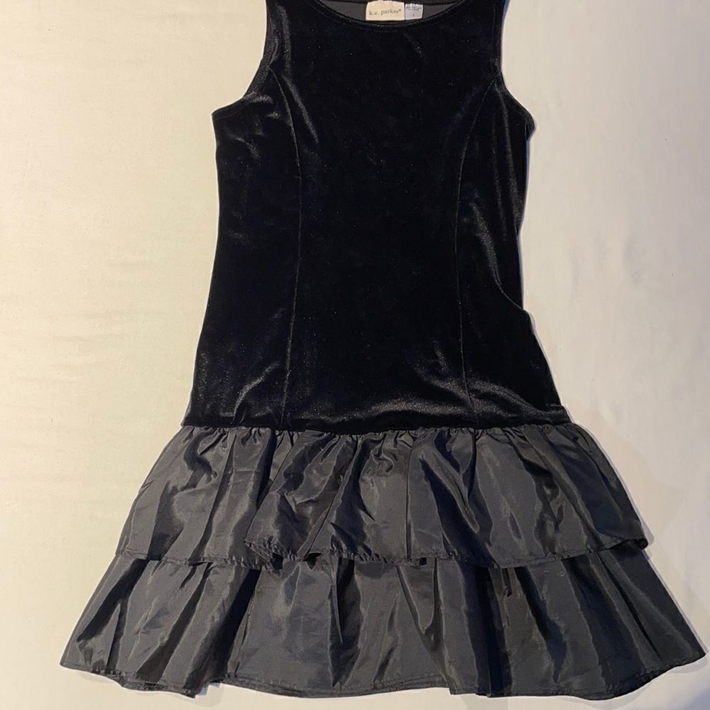 k.c. parker Black Formal Dress Sleeveless Sz 8